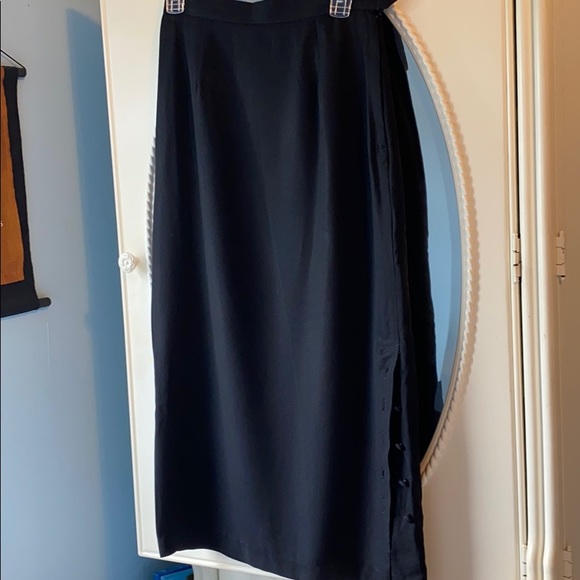 Michele Dresses & Skirts - Black maxi form fitting skirt.  25 inch waist